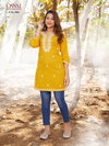 Nora Vol 05 By Ossm Rayon Ladies Short Kurtis Wholesale Shop In Surat